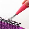 thumbnail image 5 of JJYY 1PC/2Pcs Fashion Comb Hair Brush Cleaner Tool - Easily Removes Embedded Hair and Dirt from Plastic Combs, Compact Design, Random Color, 5 of 6
