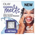thumbnail image 1 of Limpiador facial Cleansing Melts + Retinol Olay, 64 unidades (2 x 32 unidades), 1 of 8