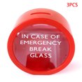 thumbnail image 1 of 3 Pieces Novelty Safe Red MoneyBox Saving Bank Emergency Coin Smash Piggy Bank, 1 of 7