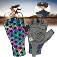 thumbnail image 2 of Guantes De Ciclismo Guante De Bicicleta De Montaña Luminoso Y Colorido Guante De Ciclismo De Medio Dedo Antideslizante Yuarrent OD016057-02, 2 of 6