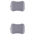 thumbnail image 2 of Almohada plegable inflable Naiovety para viajes Negro Gris naranja, 2 of 6
