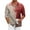 Vermilion_003, variant on Domuza Mens Long Sleeve Button Down Shirts Halloween Funny Horror Print Relaxed Fit T Shirt Casual Lightweight Lapel Dress Shirts for Halloween Party Wine 3XL
