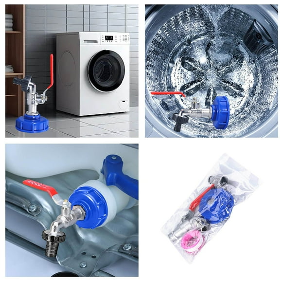 Boreal Craft IBC Tap 1000L Water Tank Tap Alloy With 3/4 Inch Connection IBC Adapter For Water Tank Tap Rainwater Tank IBC Tank Accessories L Out Kitchen Faucet with Soap