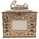 thumbnail image 1 of Caja de madera para tarjetas de boda, sobre, caja de dinero para recepción de bodas, caja de madera hueca, 1 of 6