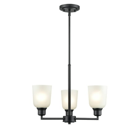 

Millennium Lighting 2813 Amberle 3 Light 20 Wide Chandelier - Black