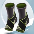 thumbnail image 2 of 1Pc Ankle Support Anti-slip Elastic Bandage Breathable Comfortable Adjustable Injury Recovery Sports Accessory Sports Compression Ankle Support Brace for Fitness, 2 of 7