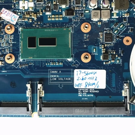 FOR E5450 Series Laptop Motherboard 017FG2 17FG2 ZAM71 LA-A903P With i7-5600U Processor 840M/2GB