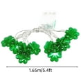 thumbnail image 2 of Steadline St Patrick's Day LED String Lights - Battery Operated Shamrock Fairy Lights for Irish Party Decor - Waterproof Outdoor Indoor Decoration for Holiday Wedding Birthday Celebration, 2 of 6