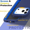 thumbnail image 2 of iPhone 18 Pro Max / iPhone 17 Pro Max Case Cover 3 Layer Rugged / Heavy Duty / Shockproof 6.9" Navy, 2 of 6