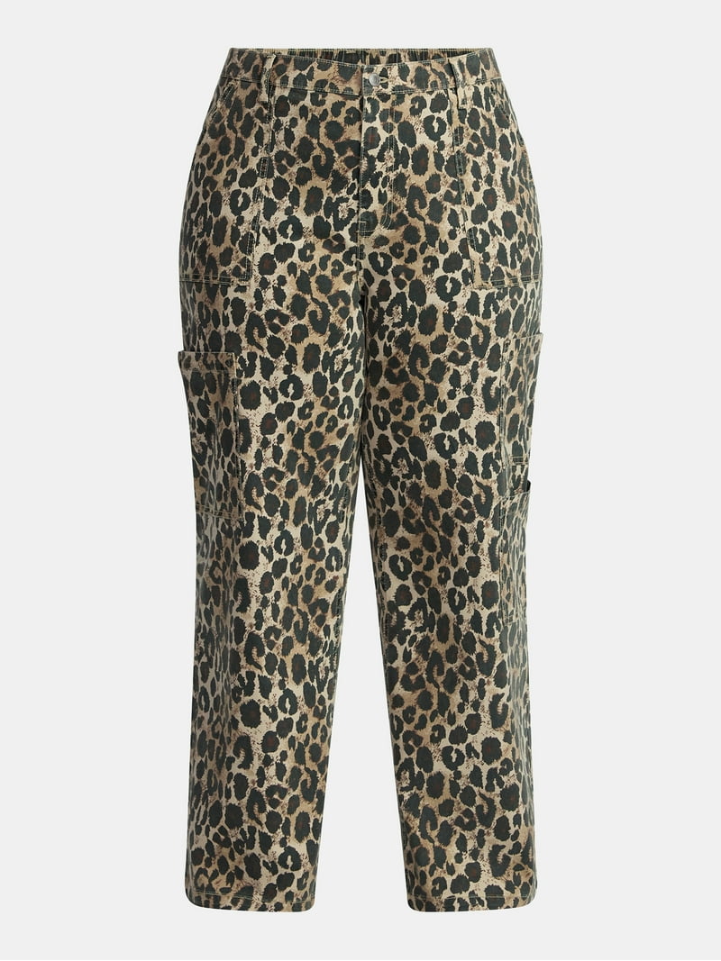 パンツ NOMANIAI 24aw leopard cargo pants Mini Leopard Lily Cargo Pant - Leopard | Fashion Nova