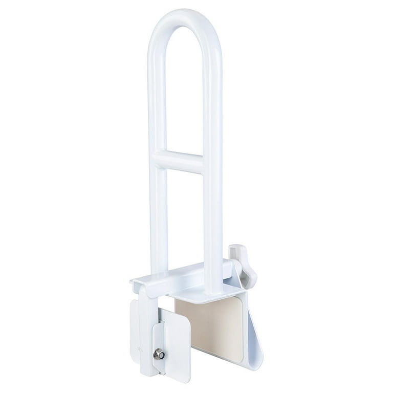 Bluestone Bathtub Safety Bar Mobility and Support Assistance with  Adjustable Clamp and Rubber Grip White