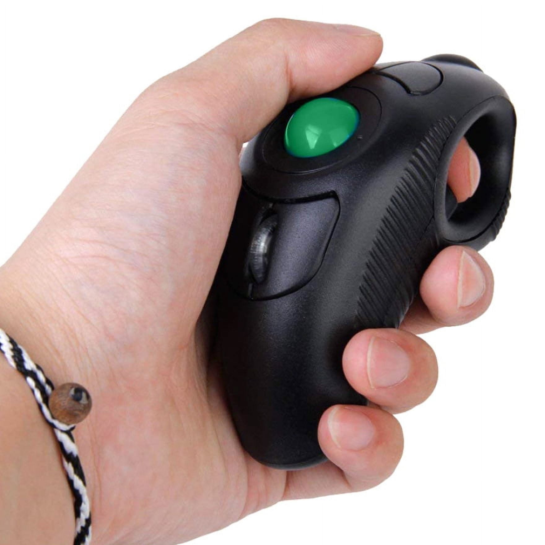 Ssxinyu Ergonomic 2.4GHZ Wireless Trackball Mouse, Long Ssxinyu Ergonomic 2.4GHZ Wireless Trackball Mouse, Long