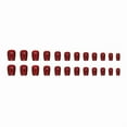 thumbnail image 2 of Burgundy Red Press On Nails, Reusable Fake Nails for Women, Artificial Fingernails Full coverage, Ultra Thin & Bend-Resistant, DIY Nail Art Design at Home Gifts for Women & Teens, 2 of 7