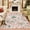 Pink, variant on Wonnitar 8x10 Christmas Area Rug, Washable Soft Large Rug for Living Room, Non Slip Low Pile Bedroom Rug Xmas Tree Indoor Floor Carpet for Dining Room Winter Holiday Decor, Beige