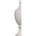 thumbnail image 2 of Ekena Millwork 3 3/8"W x 1 5/8"D x 10"H Half Round Urn Finial, 2 of 3
