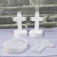 thumbnail image 4 of Multiple Size Crosses Sturdy Silicone Mould Set Portable Accessory for Craft Supplies Plaster Making Plaster Crafting, 4 of 8