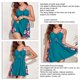 thumbnail image 5 of Traje de baño Tankini traje de baño elegante de 2 piezas para mujer con almohadillas para el pecho para la playa ANGGREK Otros, 5 of 8