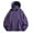 Purple, variant on Plus Size Men's Lightweight Jackets Sun Protection Full Zip Long Sleeve Hooded Big & Tall Coat for Men Outwear Jackets with Pockets Purple L