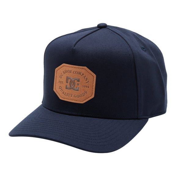 DC Shoes 6 Panel Snapback Curved Peak Cap ~ Reynotts blue