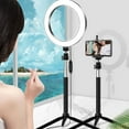 thumbnail image 4 of Selfie Ring Light, 20cm Dimmable Ring Light, LED Dimmable 3200K-5500K  Vlogging For Live Stream, 4 of 8