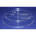 thumbnail image 2 of Circle Template 2 Piece Set. 7", 8" - Clear 1/4" Thick, 2 of 2