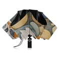thumbnail image 2 of Koi Fish Pattern Extra Large Automatic Umbrella, UV Protection, Waterproof, Auto Open and Close, 2 of 7