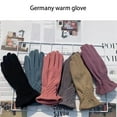 thumbnail image 2 of Minnieouse Guantes tejidos con pantalla táctil para hombre y mujer, 2 piezas, para adultos, invierno, senderismo, ciclismo, equitación, deportes de guantes y mitones Caqui Minnieouse AP013220-01, 2 of 6