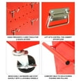 thumbnail image 6 of Donext Rolling Tool Chest Metal Tool Box with Wheels Tool Cabinet Portable Tool Box with Wheels High Capacity Rolling Tool Chest with Wheels and Drawers 6-Drawer Tool Storage Cabinet, Red, 6 of 7