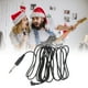 thumbnail image 4 of 3 metros 3.5 mm 1/4 "macho a 6.35 mm 1/8" Cable de audio macho Adaptador Jack para mezclador amplificador guitarra eléctrica órgano bajo, 4 of 6