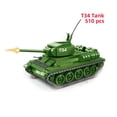 thumbnail image 4 of Bloques de construcción de avión militar Panzer Tank T34 Sherman Leopard Bomber, modelo de construcción, figura de soldado del ejército, juguetes de construcción, 2023, 4 of 4
