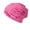 Hot Pink, variant on Womens Pullover Caps Ladies Knitted Hats Open Cotton Pile Caps Ear Guards Warm Caps Mens Hot Pink One Size