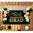 thumbnail image 5 of Congrats Grad Banner Graduation Decoration Yard Sign Class of 2025 Photo Booth Backdrop College Graduation Party Supplies 45" x 70", 5 of 7