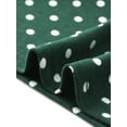 thumbnail image 5 of INSPIRE CHIC Women's Cap Sleeve Casual Classic Summer Midi Polka Dot Dresses M Dark Green, 5 of 6