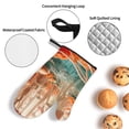 thumbnail image 3 of Cauagu Fantasy Underwater Jellyfish Print Oven Mitts and Pot Holders 4 pcs Set,Extra Thicken Long Kitchen Oven Glove Potholders BBQ Gloves-Oven Mitts and Pot Holders(11 Inch), 3 of 6