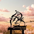 thumbnail image 4 of C-CRAFT Custom Deer Hunting Memorial Metal Yard Stake Weather Resistant for Outdoor Decor, 4 of 4
