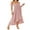 Pink Mother, variant on Franhais Parent-child Off-shoulder Dress with Ruffled Hem, Sweet Tube Top Style Summer Clothing