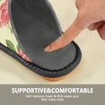 thumbnail image 6 of IAUYY Memory Foam House Slippers Suitable for Both Men and Women. Comfortable, Anti-Slip Plush Flat-Bottomed Slippers The Best Holiday Gift Rose Pattern, 6 of 9