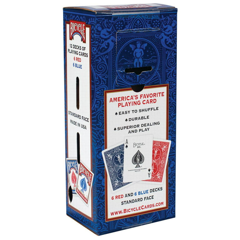 Bicycle Elite Edition Playing Cards Red 12 Deck Brick