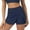 Dark Blue, variant on Women's New Summer Tennis Short Skirt Ice Sense Movement, Slit Culottes, Running & Fitness Sports Skirt with Inner Pockets