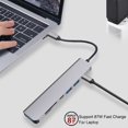 thumbnail image 3 of EstacióN de Acoplamiento USB, Concentrador 7 en 1, Con PD100W, SD/TF, Compatible con , Adaptador Multipuerto de 4 USB, Para Computadoras PortáTiles y TeléFonos, 3 of 5