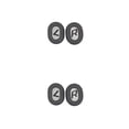 thumbnail image 3 of Almohadillas para auriculares Seitruly 2 piezas con cancelación de ruido para BackBeat Type2 NO2 Negro, 3 of 6