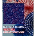 thumbnail image 3 of CBC Crown USA Flag Themed Square Scarf 35" x 35", 3 of 6