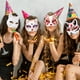 thumbnail image 2 of ColoMX Masilla en blanco de 20 piezas en blanco máscaras de gato disfraz de halloween máscara de cosplay mascarilla de gato sin pintar, 2 of 7