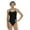 Black, variant on Womens Trinityfit Duralast Elite Solids Swimsuit