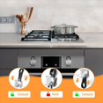 thumbnail image 5 of Stove Knob Covers, Door Knob Cover for Kids, 5 Pcs Gas Stove Knob Locks, Oven Knob Covers for Child Pet, 5 of 8