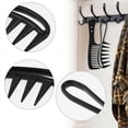 thumbnail image 4 of 2 Piece Wide Tooth Comb Curling Shark Combs Hair Styling Accessories Professional Salon Afro Coarse Comb Anti-Static Durable black 19*5CM, 4 of 4
