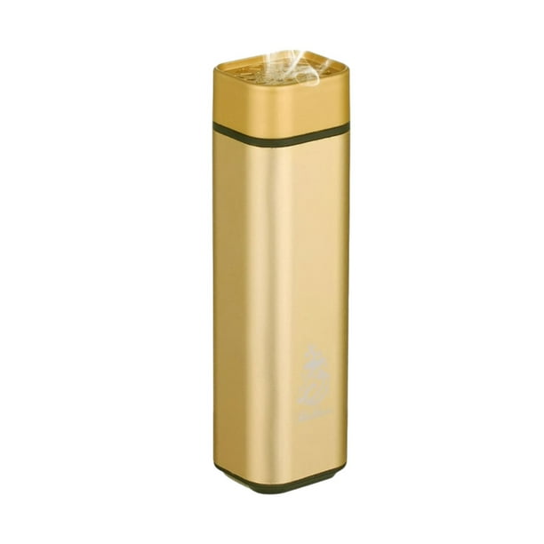 Ounissouiy Mini difusor eléctrico árabe portátil recargable del aromaterapia del regalo del tenedor del incienso opción Aromaterapia y Aceites Esenciales Negro