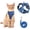 Dark Blue-M, variant on Cat Harness and Leash, Reflective Cat Harness Escape Proof for Walking, Adjustable Harness and Leash Set, Easy Control Breathable Cat Vest Soft Mesh Harness for All Types of Cats,Black-M