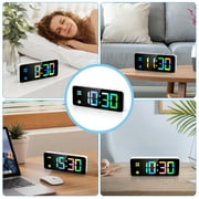 Alarm Clock, AMIR Digital Alarm Clock 5.8-inch Calendar Volume Brightness Adjustable Clock for Kids Bedroom Home