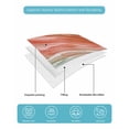 thumbnail image 5 of Quilts Full Size Bedding Set, Burnt Orange Ombre Coastal Lightweight Quilted Comforter, Summer Nautical Beach Ocean Seaside Soft Bedspread Coverlet with Pillow Covers for All Season, 78" x 90", 5 of 7